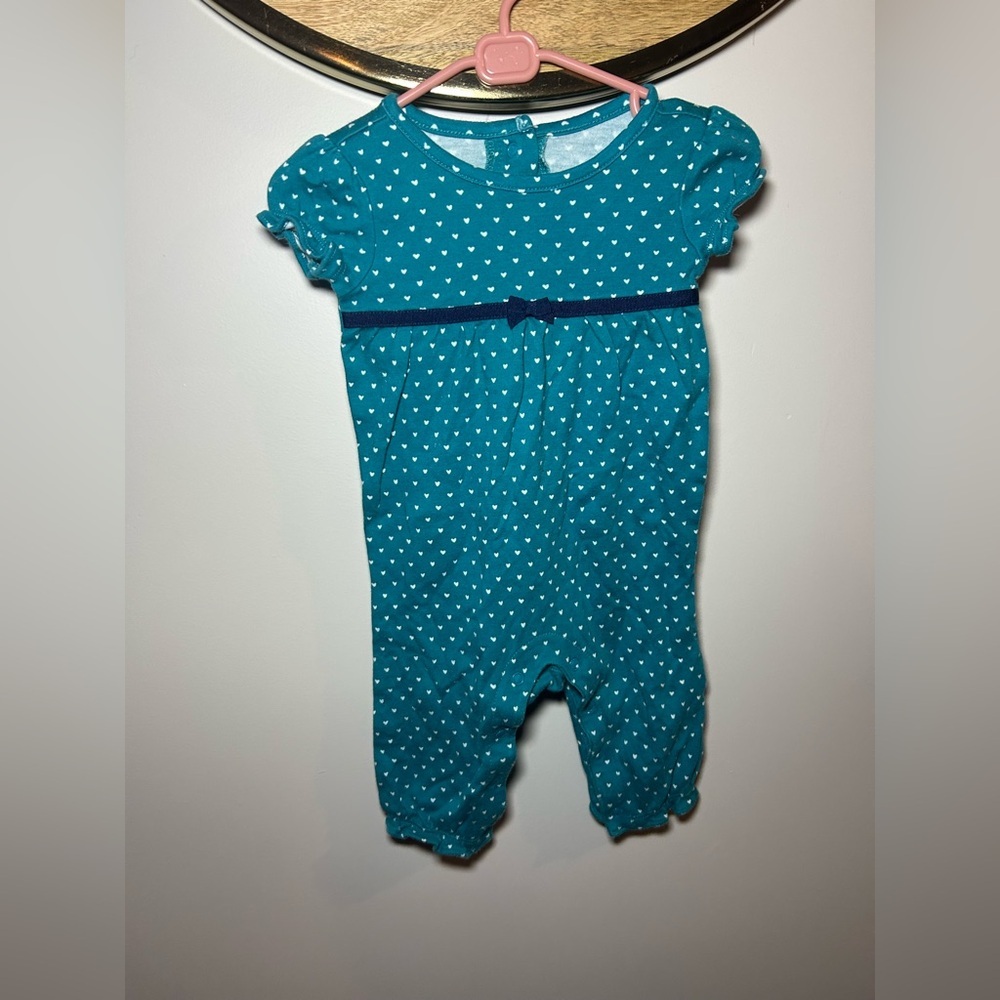 Gymboree Teal Polka Dot Bodysuit